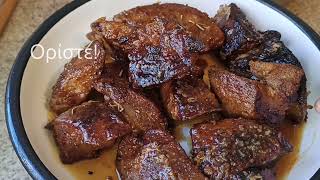 Συκωταριά τηγανητή  / Milk liver pork, fried