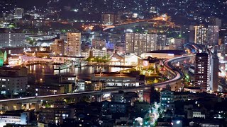 佐世保市　天神山公園からの夜景