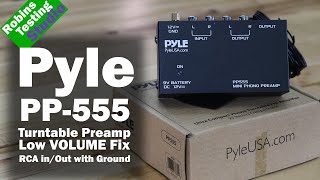 Overview of the Pyle PP555 Phone Preamp for your older turntables