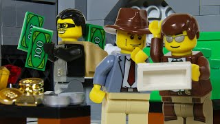 LEGO City Police Bank Robbery STOP MOTION LEGO City Bank Vault Heist  | LEGO | Billy Bricks