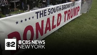 South Bronx is gearing up for former President Trump's rally