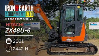 2021 Hitachi ZX48U-6 4.8 Tonne Excavator