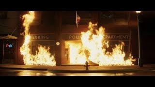 Three Billboards Outside Ebbing, Missouri - Police Station On Fire Scene (HD)