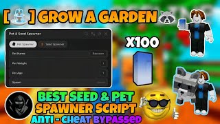 New Grow A Garden Seed Spawner Script Pet Spawner Unli Candy Bloosom