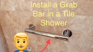 Install a Grab Bar to a Tile Shower