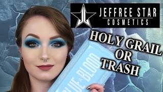 BLUE BLOOD PALETTE FIRST IMPRESSIONS AND REVIEW (SWATCHES INCLUDED!!) JEFFREE ST
