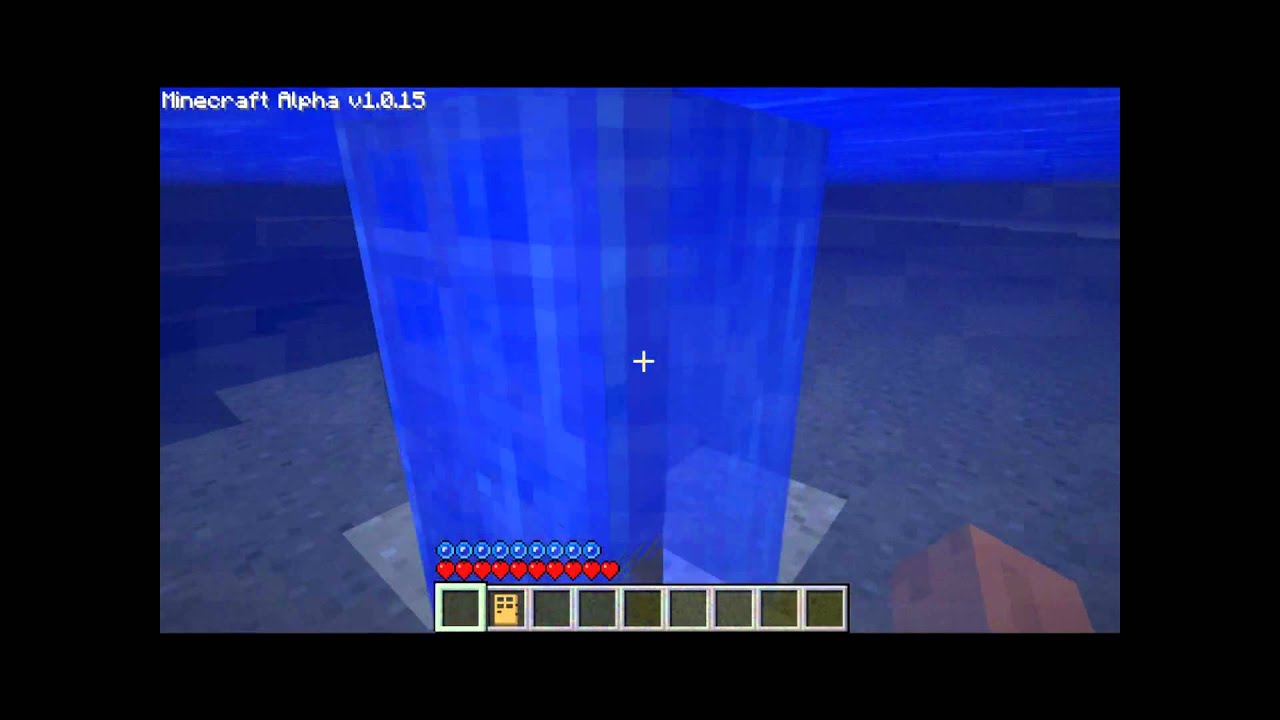 Minecraft Underwater Door Youtube