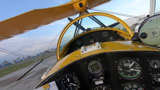 Pitts S-2B, buckling up is a procedure