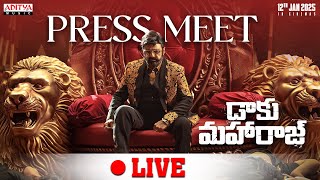 Daaku Maharaaj Press Meet LIVE | Nandamuri Balakrishna | Bobby Kolli | Thaman S | S Naga Vamsi