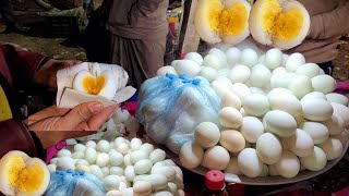 Egg Boiled | Healthy Food Boiled Egg | Indian Street Food | Tasty Food Bank