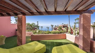 Beachfront Masterpiece: Designer Duplex Penthouse with Stunning Views in Cabo Bermejo, Estepona