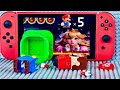 Lego Super Mario enters the Nintendo Switch with 5 lives to save Peach! #legomario