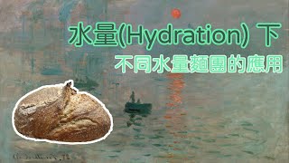 麵包研究室(八)一 水量(下):不同水量麵團的應用 (Demonstration  of  different hydration dough)