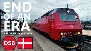 DSBs last diesel locomtive | Litra ME | The final days of ME operations in passenger service