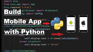 Build Mobile App with Python | Kivy Python Tutorial | Python Project