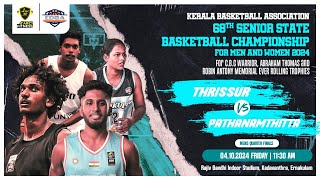 MENS : THRISSUR VS PATHANAMTHITA I 68th SENIOR KERALA STATE BASKETBALL CHAMPIONSHIP 2024 I EDBA