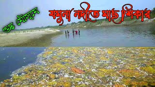 শুষ্ক মৌসুমে যমুনা নদী থেকে মাছ শিকার | Fish 🐠 🐟 attack in jomuna river