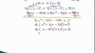 Distance/Revenue - Revenue Problems (part 2)