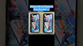 iPhone XR vs iPhone 11 free fire test 🔥#shortviral #shortyoutube #shortpage