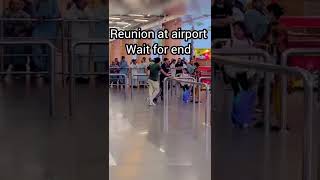 brother & sister reunion at airport | o veer mery song | #sisters #sisterslove #brotherlove #shorts