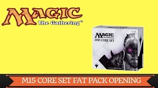 🔥Cracking A M15 Core Set Fat Pack! 🔥  -MTGHeadQuarters