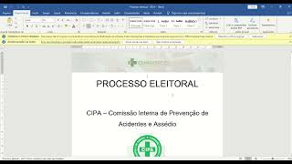 PROCESSO ELEITORAL CIPA