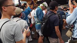 波除神社　つきじ獅子祭　宮神輿渡御　さよなら築地市場場内　2018.6.8