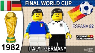 World Cup Final 1982 • Italy vs West Germany 3-1• All Goals Highlights Lego Football Italia Germania