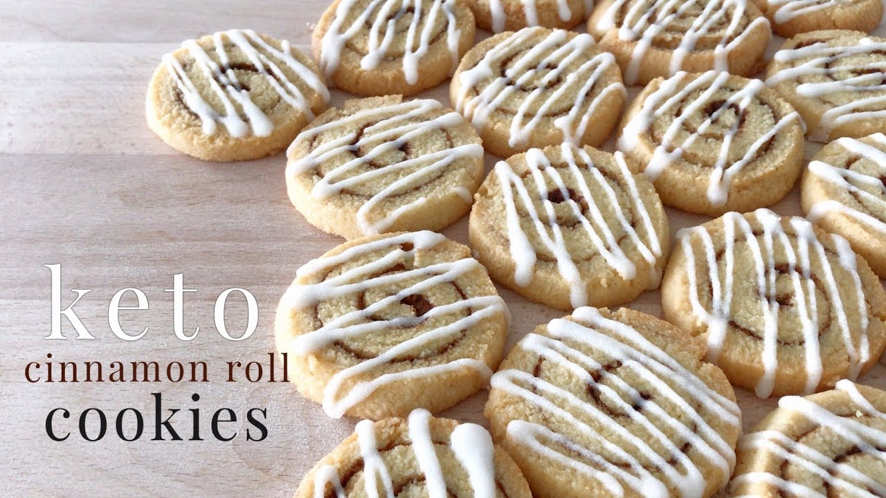 Keto Cinnamon Roll Cookies - YouTube