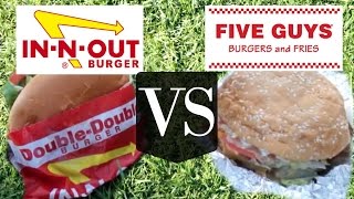 In N Out VS Five Guys | Versus BURGER edition