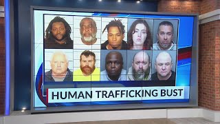Human trafficking sting nets 10 arrests after 2 days