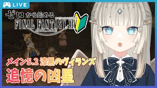 【FF14/完全初見🔰】パッチ5.2 漆黒メインLv80：追憶の凶星 #73【新人vtuber】