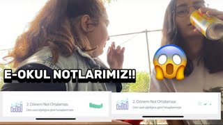 MELİKE’YLE E-OKUL NOTLARIMIZI İNCELEDİK!!