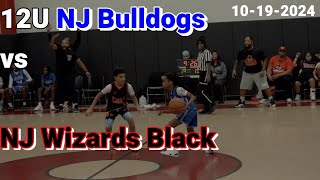 12U Basketball NJ Bulldogs vs NJ Wizards Black 10 19 2024, Game with Energy & Atmosphere