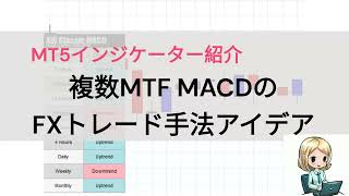 【MT5インジケーター\u0026FX手法】複数時間足のMTF MACDと、そのトレード手法アイデア