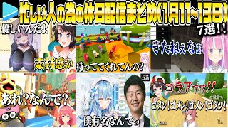 忙しい人の為の休日配信まとめ７選(１月１１日～１３日)【ホロライブ/切り抜き】