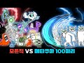 모든적 VS 메타쿠마 100마리 [냥코대전쟁]