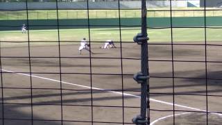 【平塚学園 柿木拓海】2017年4月25日 神奈川県春季大会 準々決勝vs横浜高校 万波中正 第2打席