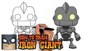 How to Draw Iron Giant Art Tutorial