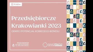 Twój produkt jest dobry! Uwierz w swój sukces i naucz się sprzedawać! Przedsiębiorcze Krakowianki'23