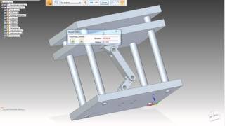 Assembly and motion simulation in Solid Edge