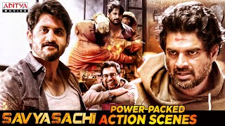 Savyasachi Movie Power-Packed Action Scenes |Naga Chaitanya |Madhavan |Nidhhi Agerwal |Aditya Movies