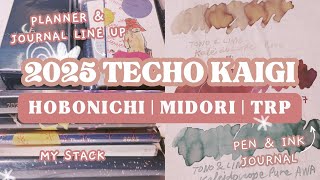 2025 Techo Kaigi | My Planner \u0026 Journal Lineup | Hobonichi , MD | Functional \u0026 Creative #techokaigi