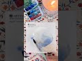 drawing process sharing❄️ is the gentle cool feeling❄️ painting🎨 painting process sharing fish