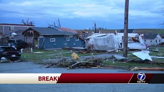 Nearly half of Minden, Iowa, sees mass destruction caused by tornado tearing through town
