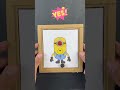 despicable me 4 mega minion mel cardboard eye puzzle shorts art despicableme4