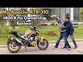 TVS Apache RTR 310 (1500 KMs) Unbiased Ownership Review | All Pros And Cons Of RTR 310 !!!