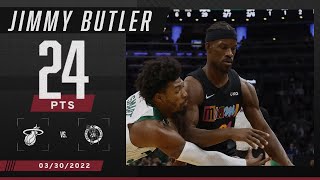 Jimmy Butler's 24 PTS wills Heat to postseason berth with victory over Celtics 🔥