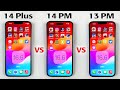 iPhone 14 Plus vs iPhone 14 Pro Max vs iPhone 13 Pro Max SPEED TEST in 2023 - iOS 16.6 SPEED TEST