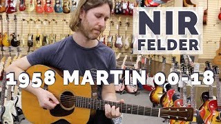 Nir Felder playing a 1958 Martin 00-18 at Norman's Rare Guitars